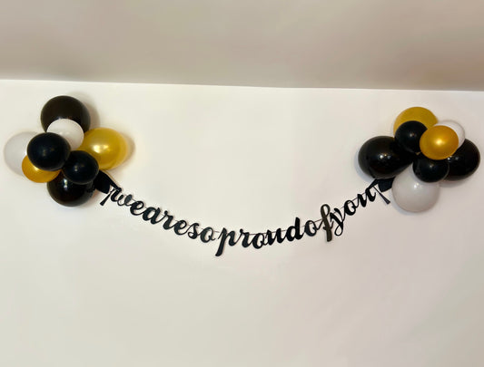 Graduation Garland - Black